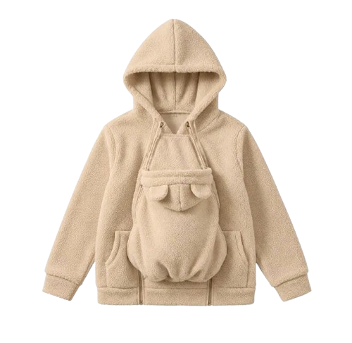 De Mamalein Cocon - Draagjas 2 in 1 in fleece