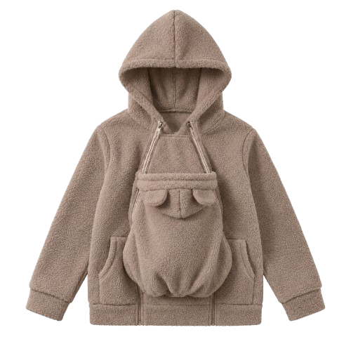 Der Mamalein Kokon – 2-in-1 Tragepulli aus Fleece
