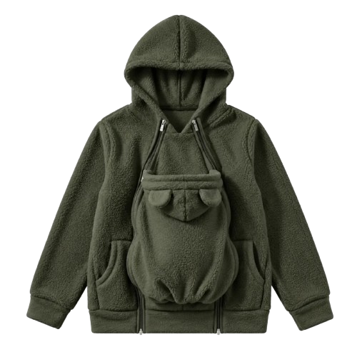 Der Mamalein Kokon – 2-in-1 Tragepulli aus Fleece