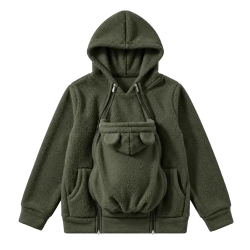 Der Mamalein Kokon – 2-in-1 Tragepulli aus Fleece
